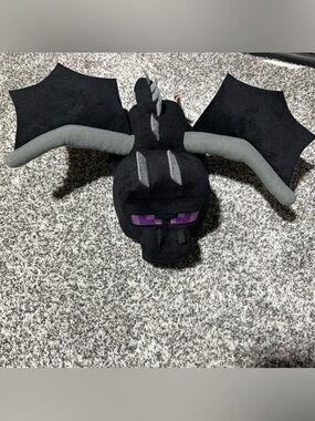 Minecraft Official Ender Dragon Premium Posable 12” Plush w Lights & Sound